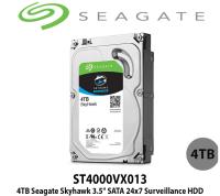 SEAGATE 4TB 256MB ST4000VX013 SKYHAWK 3.5